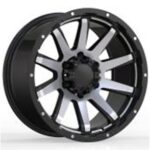 Diski R17 5×139.7 J9 RACINGLINE A1302 4X4 Black Polished Half Matt