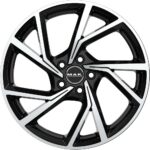 Diski R18 5×114.3 J7.5 ET38 MAK Kassel Black Mirror