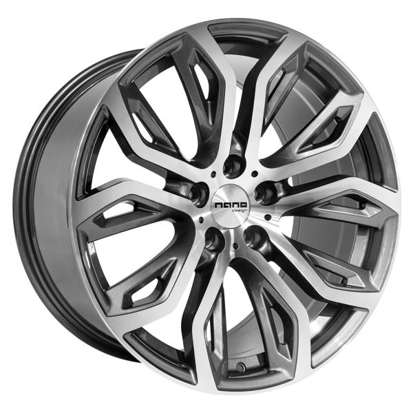 Diski R20 5x120 J9.5 ET35 Nano BK510 Grey Polished