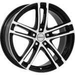 Diski R17 5×112 J7.5 ET27 Dezent TZ-c dark Black/polished