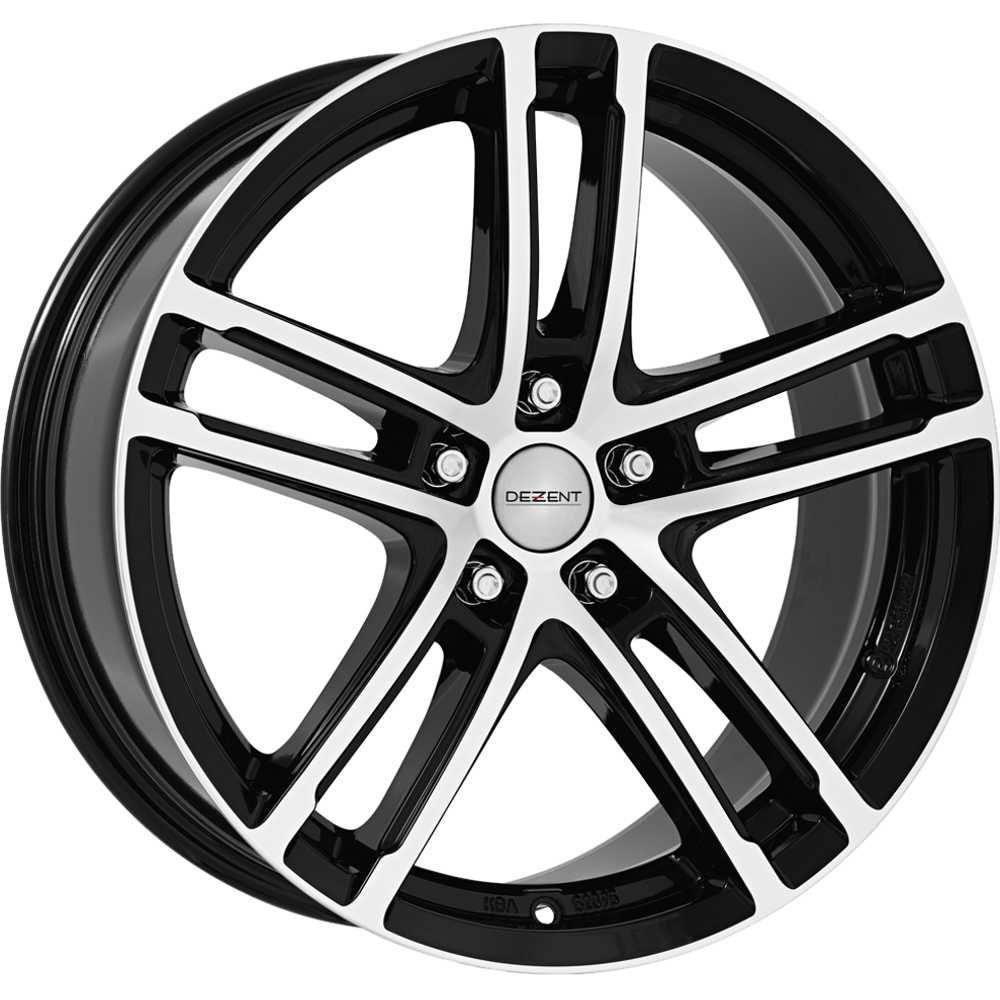 Diski R17 5x112 J7.5 ET27 Dezent TZ-c dark Black/polished