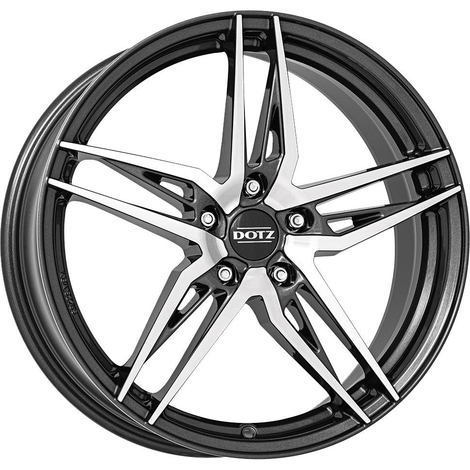 Diski R18 5x100 J7.5 ET51 Dotz Interlagos dark Gunmetal/polished