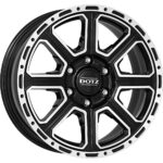 Diski R18 6×139.7 J8 ET20 Dotz Kalahari dark Black/polished