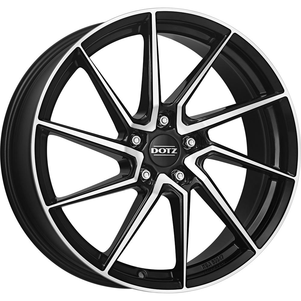 Diski R18 5x112 J8 ET48 Dotz Spa dark Black/polished