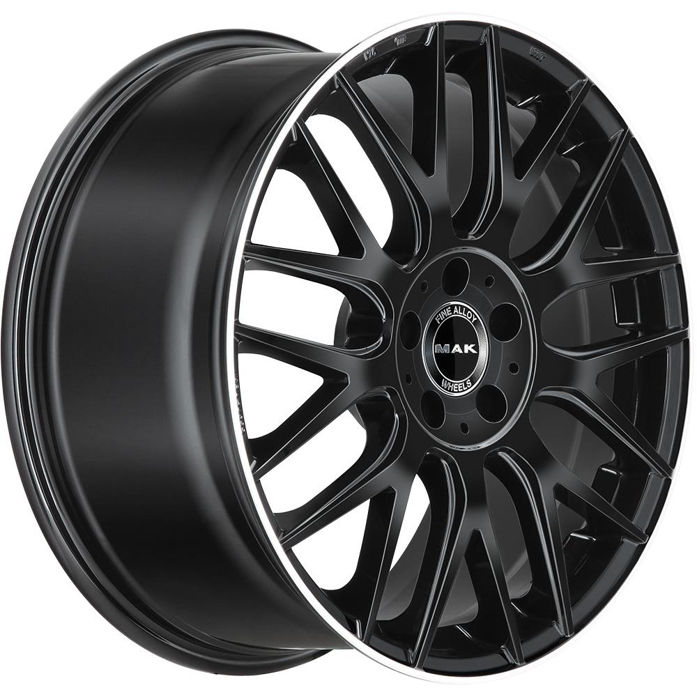 Diski R19 5x112 J8 ET53 MAK Arrow Gloss Black Mirror Ring