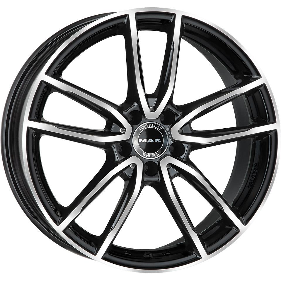 Diski R20 5x112 J8.5 ET53 MAK Evo Black Mirror