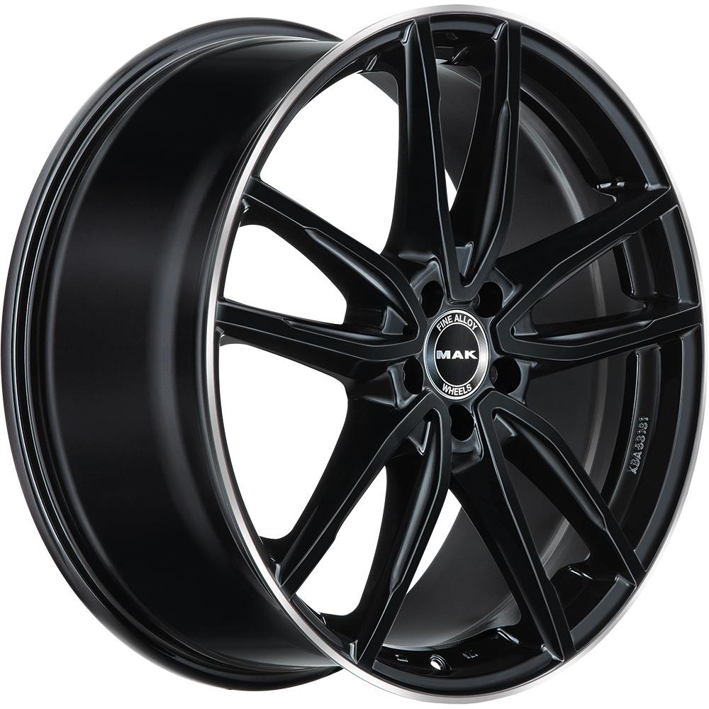 Diski R20 5x112 J9 ET41 MAK Evo Gloss Black Mirror Ring