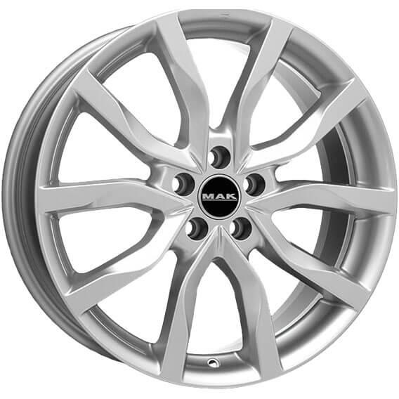 Diski R19 5x108 J8 ET45 MAK Highlands Silver