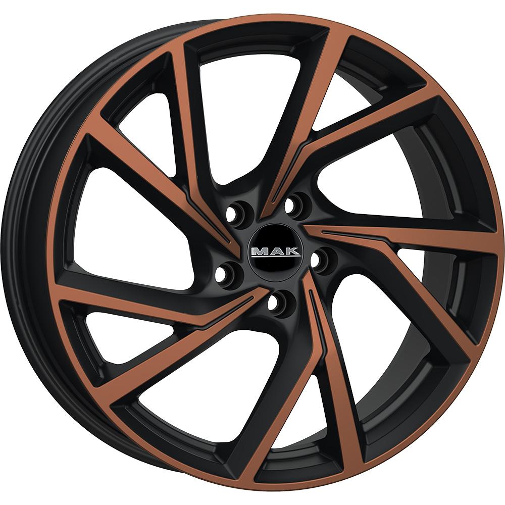 Diski R20 5x114.3 J8 ET45 MAK Kassel Black & Bronze