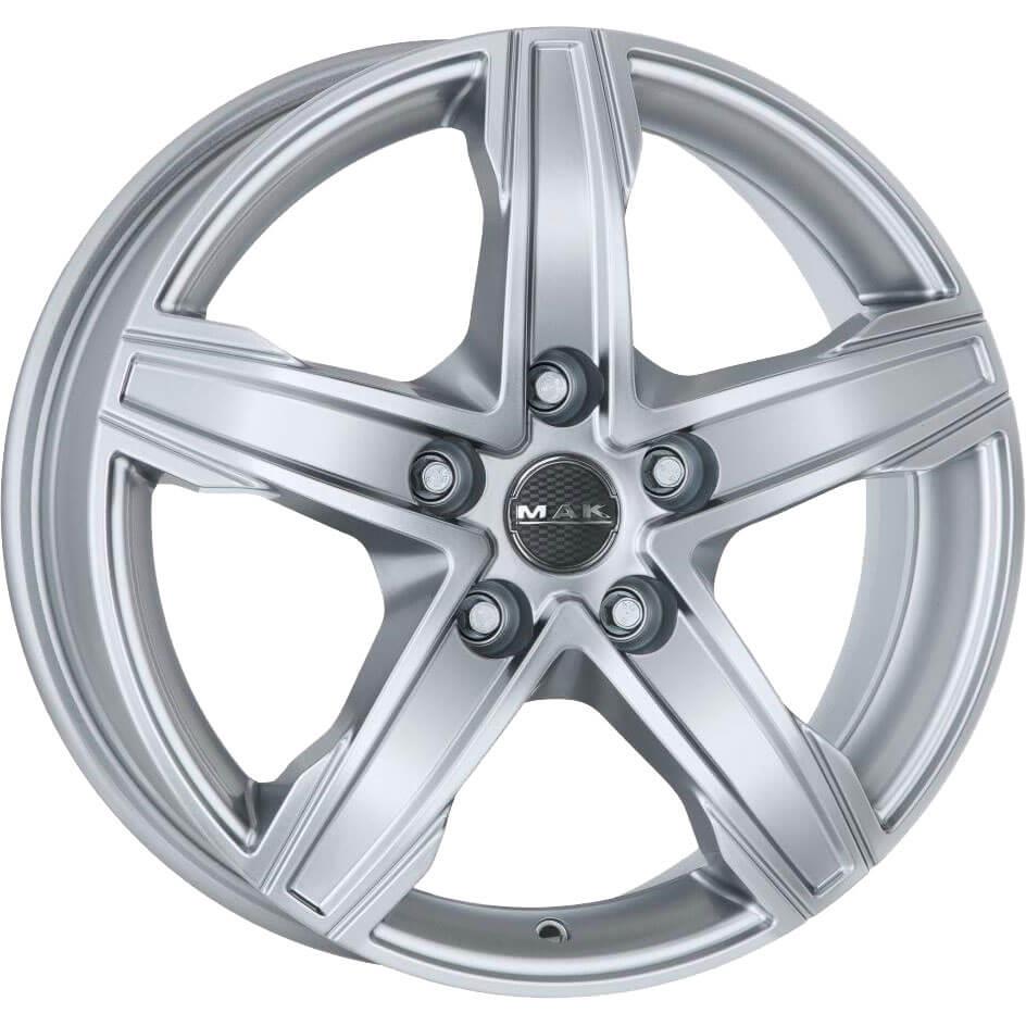 Diski R17 5x160 J7.5 ET55 MAK King 5 Silver