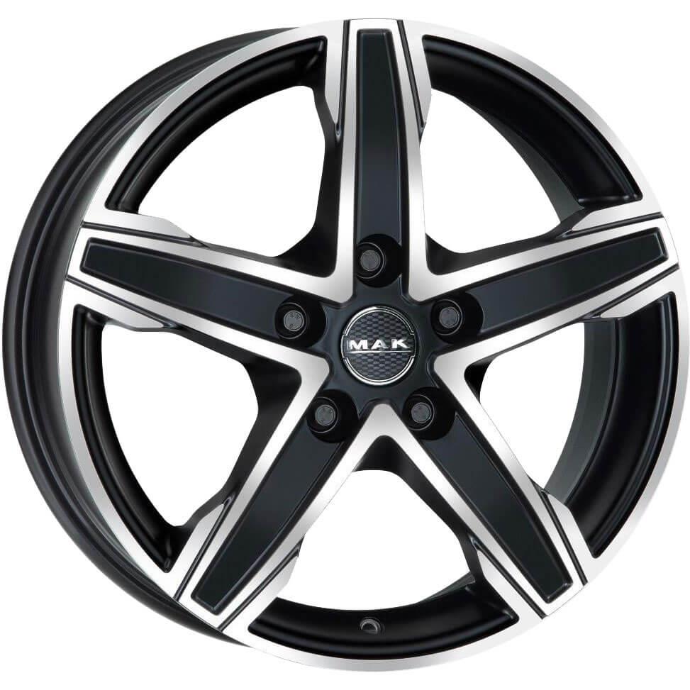 Diski R18 5x112 J8 ET52 MAK King 5 Ice Black