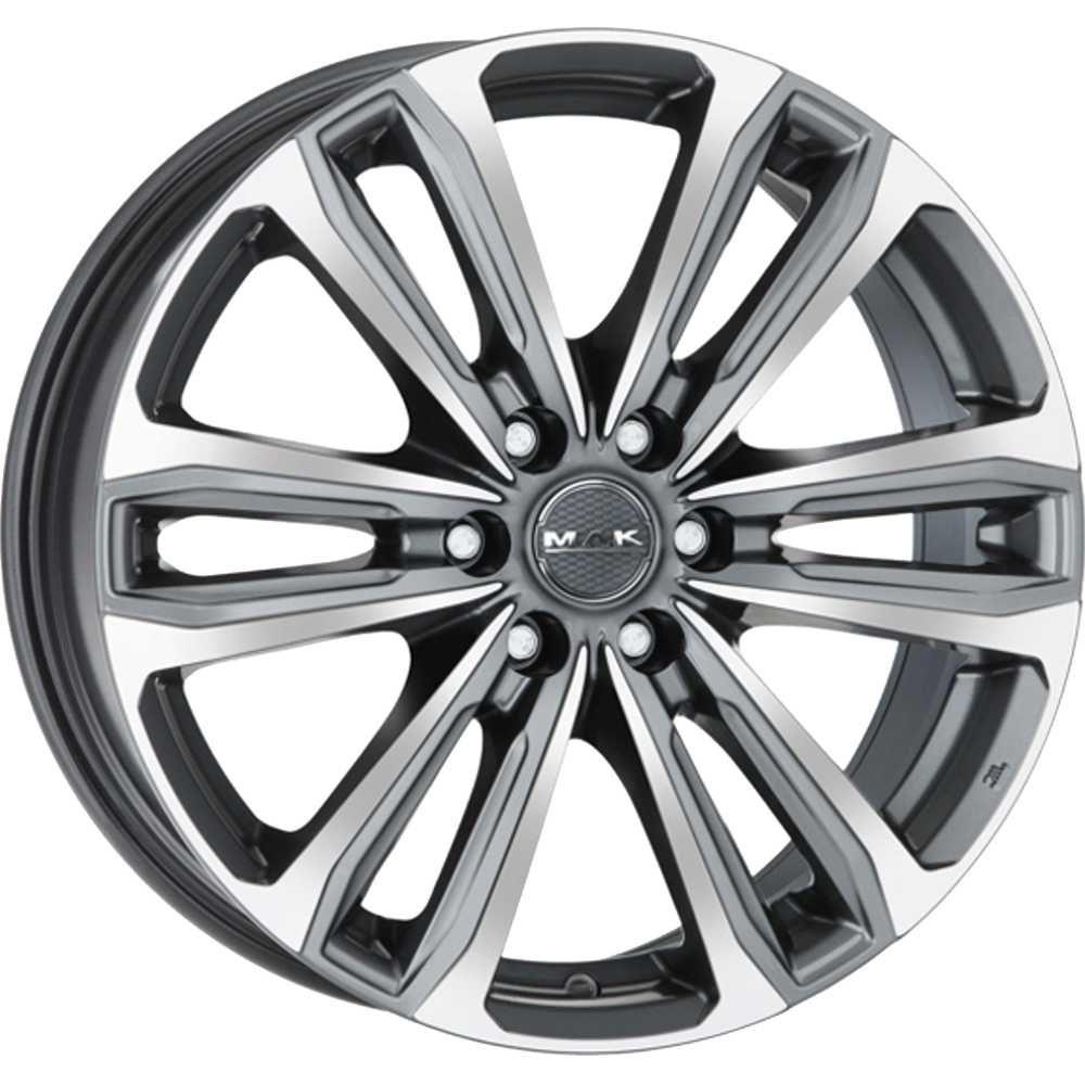 Diski R17 6x139.7 J7.5 ET25 MAK Safari 6 Gun Met-Mirror Face