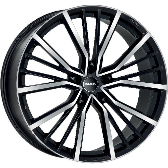 Diski R18 5x112 J8 ET39 MAK Union Black Mirror