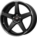 Diski R18 5×112 J8 ET42 Momo Five Matt Black Polished