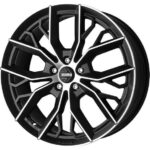 Diski R18 5×112 J8 ET48 Momo Massimo Matt Black Polished