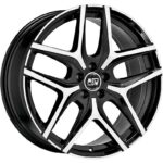 Diski R20 5×114.3 J8.5 ET30 MSW 40 Gloss Black Full Polished