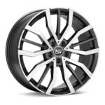 Diski R18 5×112 J8 ET48 MSW 49 Gloss Gun Metal Full Polished