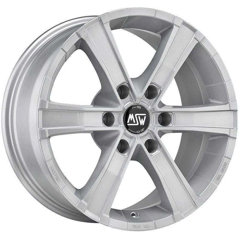 Diski R17 6x114.3 J8 ET20 MSW Sahara 6 Full Silver