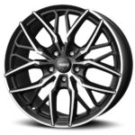 Diski R19 5×114.3 J8.5 ET45 Momo Spider Matt Black Polished