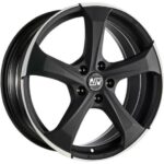 Diski R19 5×112 J8 ET21 MSW 47 Matt Dark Titanium Full Polished