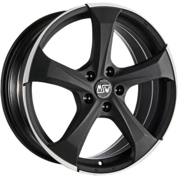 Diski R19 5x112 J8 ET21 MSW 47 Matt Dark Titanium Full Polished