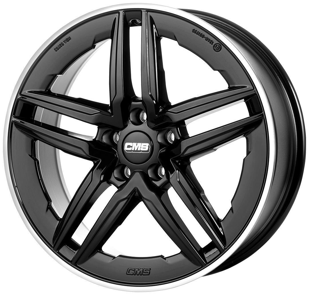 Diski R19 5x114.3 J8.5 ET35 CMS C29-AERO Diamond Rim Black Gloss