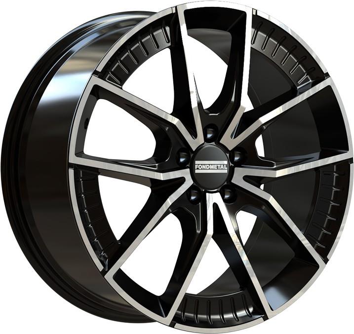 Diski R18 5x112 J8 ET45 Fondmetal Elatha Glossy Black Machined