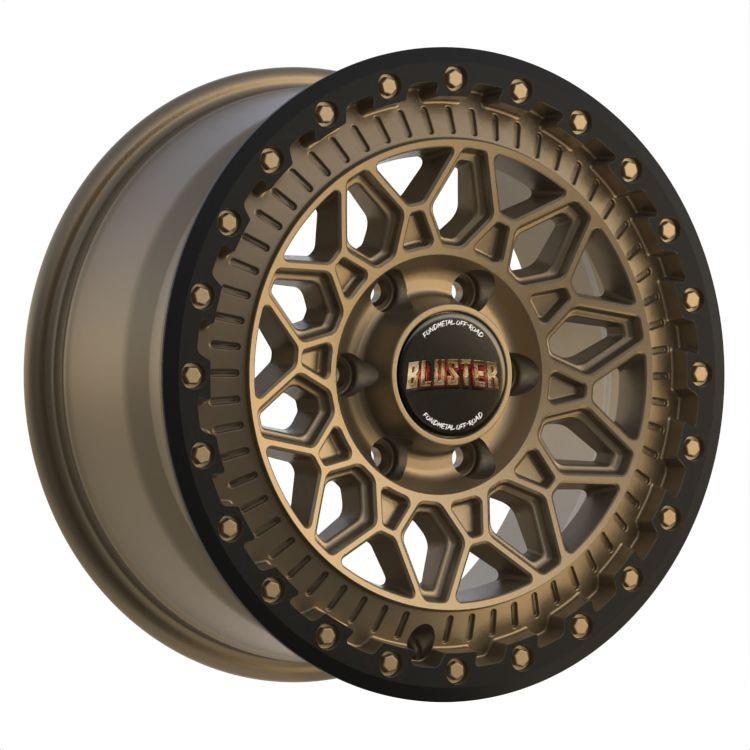 Diski R18 6x139.7 J8 ET50 Fondmetal Bluster Matt Braun Black Lip