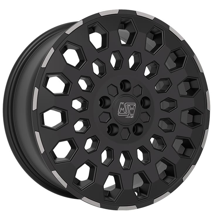 Diski R18 5x160 J7.5 ET50 MSW 99 Van Matt Black Lip Polished