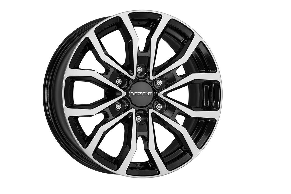 Diski R18 6x139.7 J7.5 ET45 Dezent KC dark Black/polished