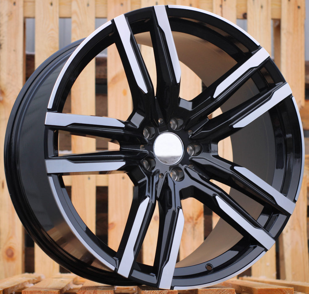 Diski R21 5x112 J9.5 ET37 RACINGLINE FE246 BMW Black Polished (Rear+Front)