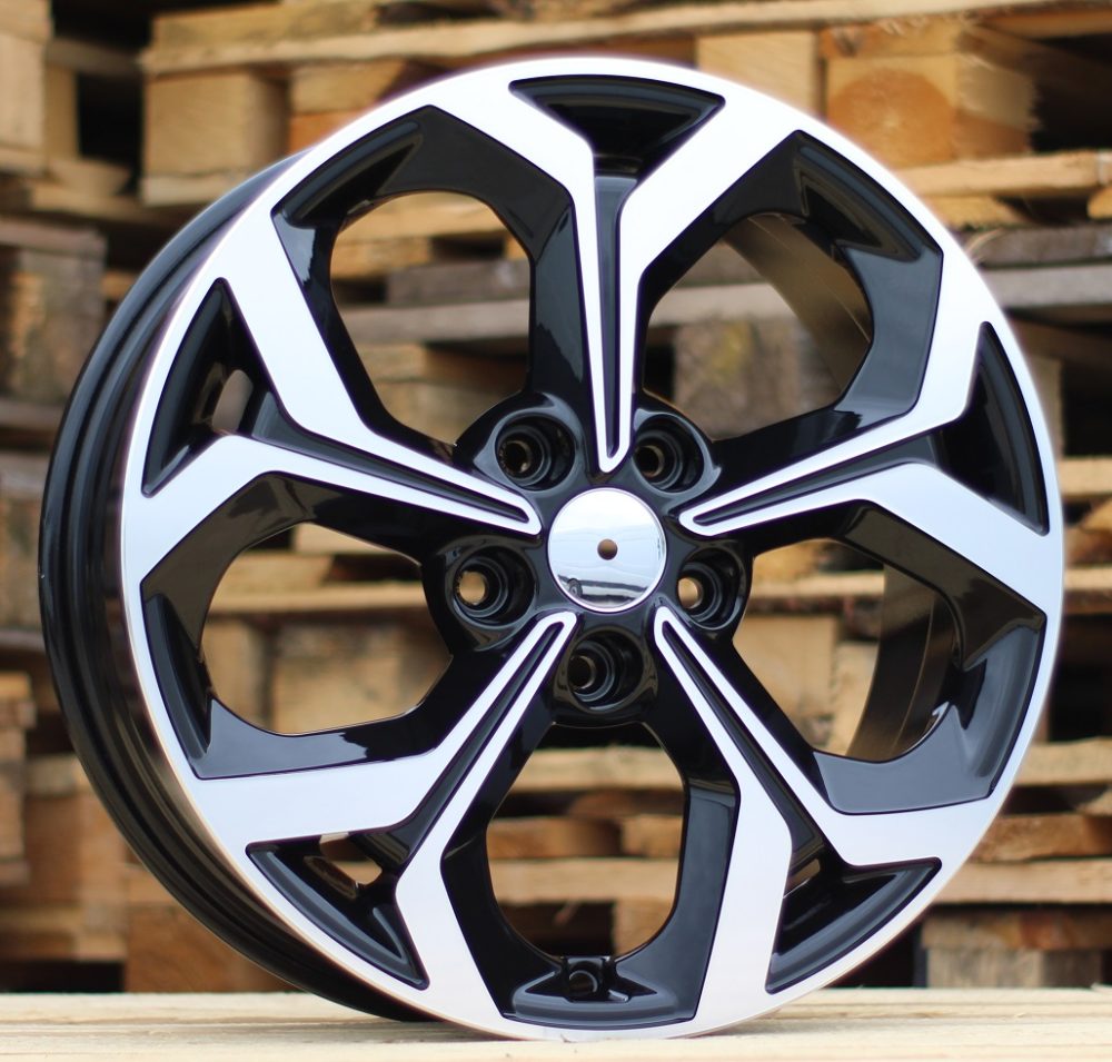 Diski R16 5x114.3 J6 ET50 RACINGLINE FE175 KIA Black Polished