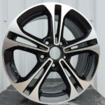 Diski R16 5×114.3 J6.5 ET46 RACINGLINE BK766 HYUNDAI Black Polished