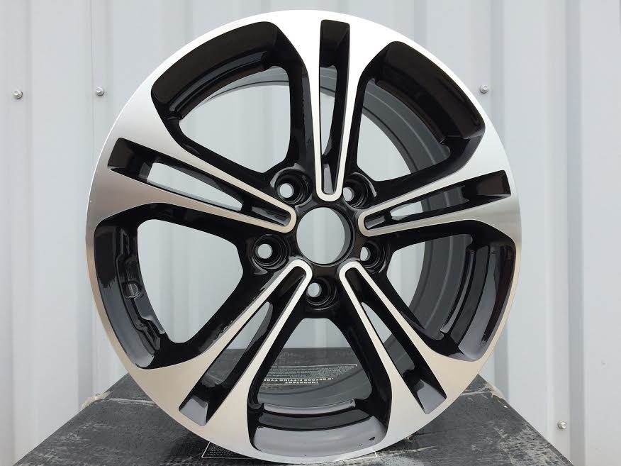 Diski R16 5x114.3 J6.5 ET46 RACINGLINE BK766 HYUNDAI Black Polished