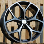 Diski R18 5×110 J8 ET40 RACINGLINE XE261 ALFA Black Polished