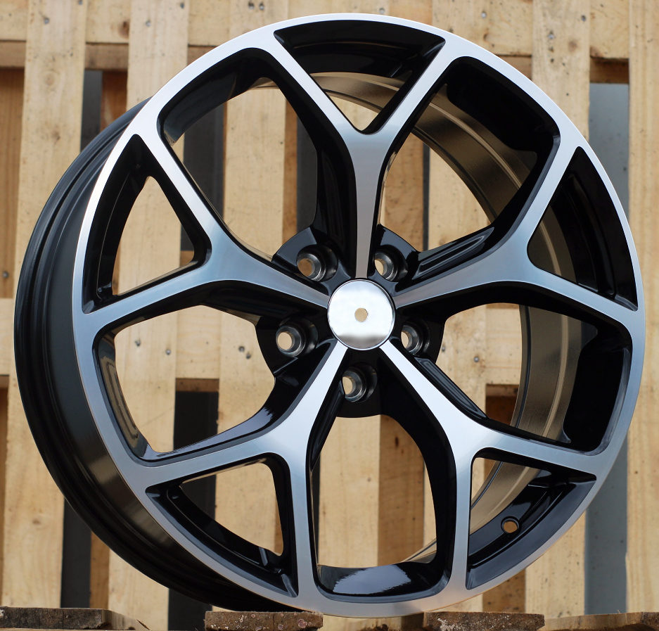 Diski R18 5x110 J8 ET40 RACINGLINE XE261 ALFA Black Polished