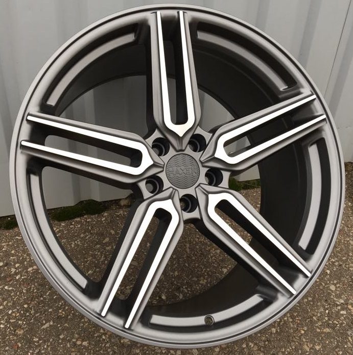 Diski R20 5x112 J9 ET35 HAXER B1382 Grey Polished Half Matt (Rear+Front)