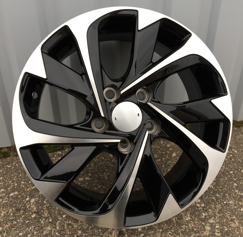 Diski R17 5x114.3 J7 ET50 RACINGLINE XFE89 TOYOTA Black Polished