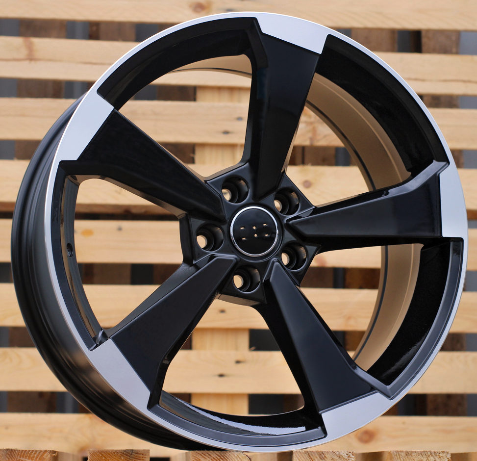 Diski R20 5x112 J9 ET32 RACINGLINE XE351 AUDI Black Polished