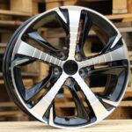 Diski R17 5×108 J7.5 ET44 RACINGLINE XE410 PEUGEOT Black Polished