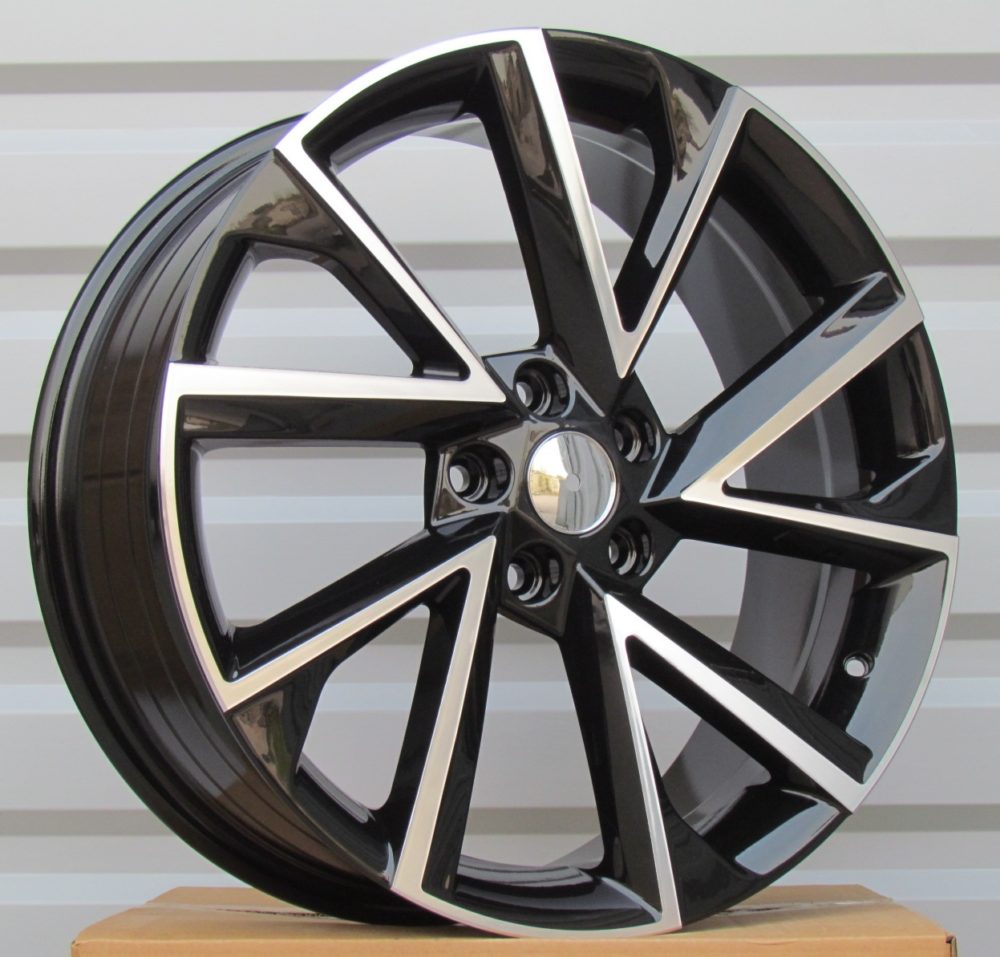 Diski R17 5x112 J7 ET40 RACINGLINE FE181 SKODA Black Polished