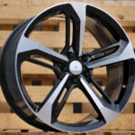 Diski R22 5×112 J9 ET30 RACINGLINE A513 AUDI Black Polished +PC