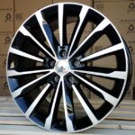 Diski R18 5×112 J8 ET44 RACINGLINE F1526 SKODA Black Polished