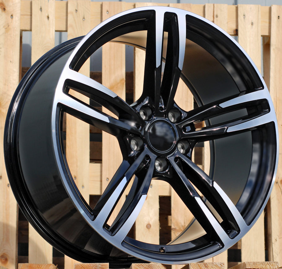 Diski R18 5x120 J8 ET34 RACINGLINE BK855 BMW Black Polished