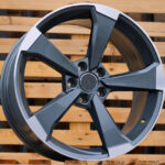 Diski R19 5×112 J8.5 ET40 RACINGLINE XE351 AUDI Grey Polished