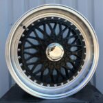 Diski R17 8×100/114 J10 ET20 RACINGLINE BY479 Black +Polished Lip