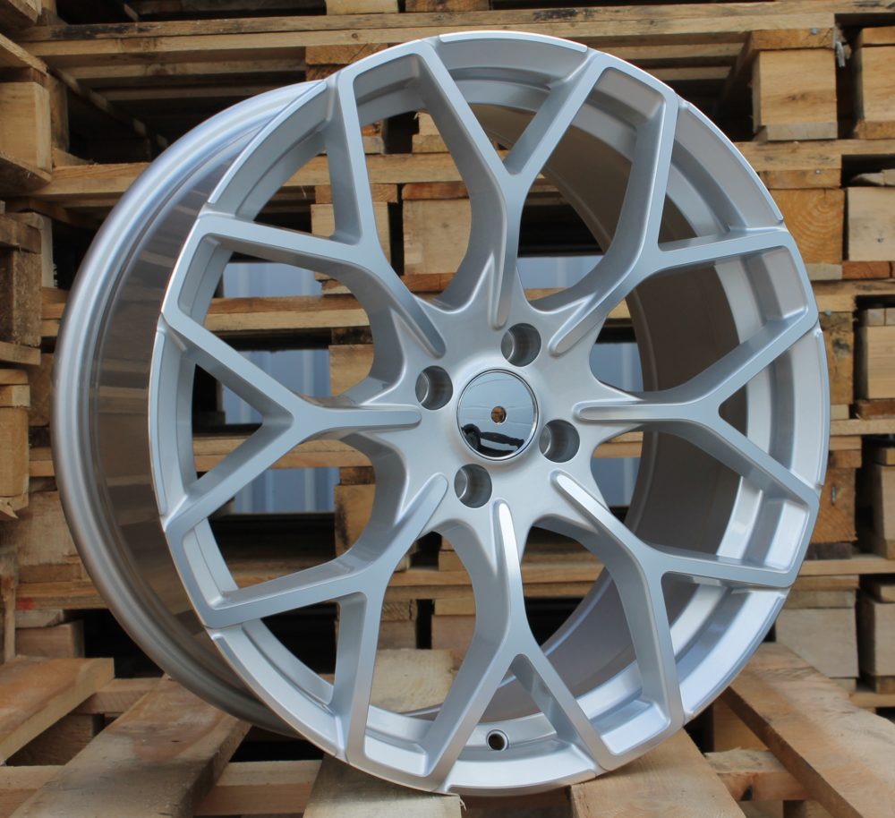 Diski R18 4x100 J8 ET30 RACINGLINE B1449 SMART Silver Polished (Rear+Front)