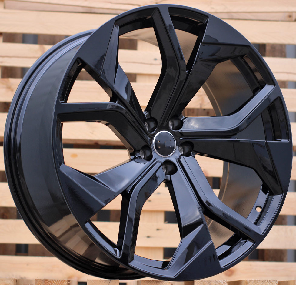 Diski R22 5x112 J10 ET26 RACINGLINE B1637 AUDI Black