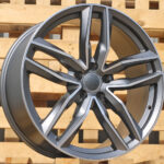 Diski R20 5×112 J9 ET33 RACINGLINE BK690 AUDI Grey Polished Half Matt