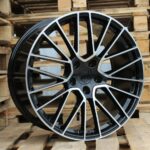 Diski R22 5×130 J10 ET48 RACINGLINE FE179 PORCHE Black Polished (Rear+Front)